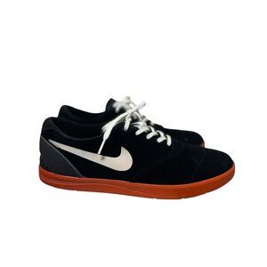 Nike SB Eric Koston 2 Suede Black Red White Silver Size 11.5